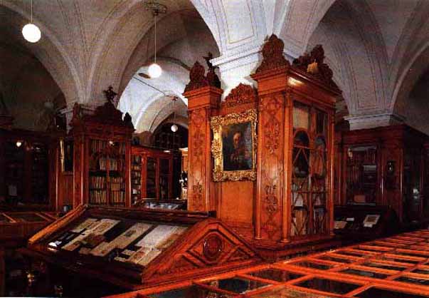 One of the rooms of the Manuscript Department
